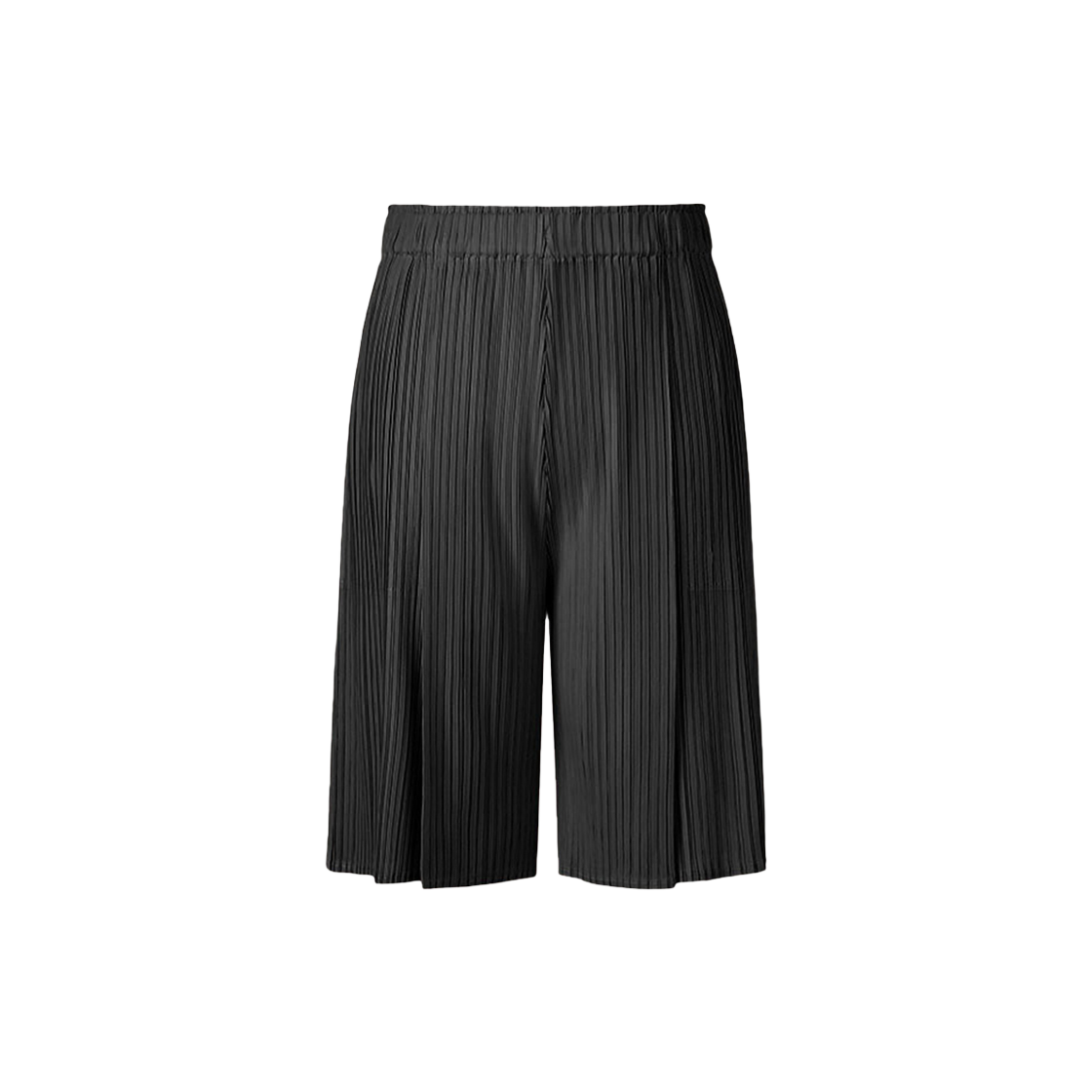WPA3DBK Monplisse Women Tuck Flare Pleats Shorts Black