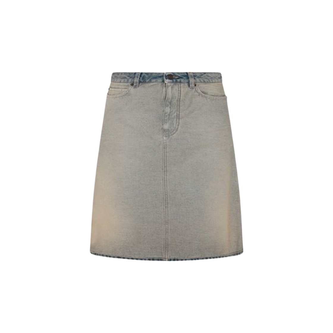 773784TDW154209 (W) Balenciaga Denim Skirt Blue