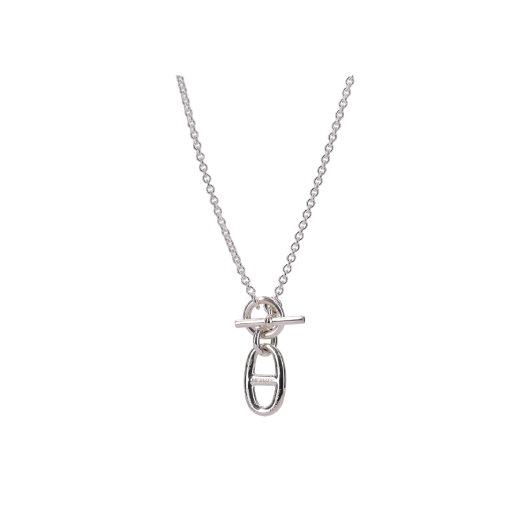 ITB5AVTWOQGD HERMES Chaine d'Ancre Pendant Sterling Silver