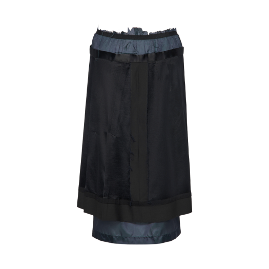 S51ME0044M35478900 (W) Maison Margiela Midi Skirt Black