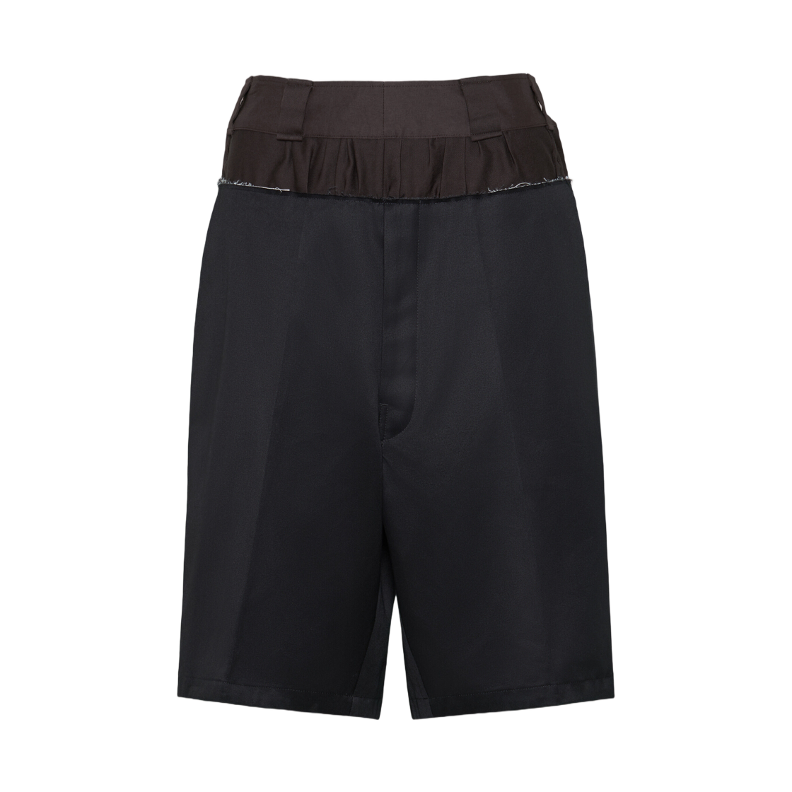 S51MU0070MTN075900 (W) Maison Margiela Anonymity Of The Lining Shorts Black