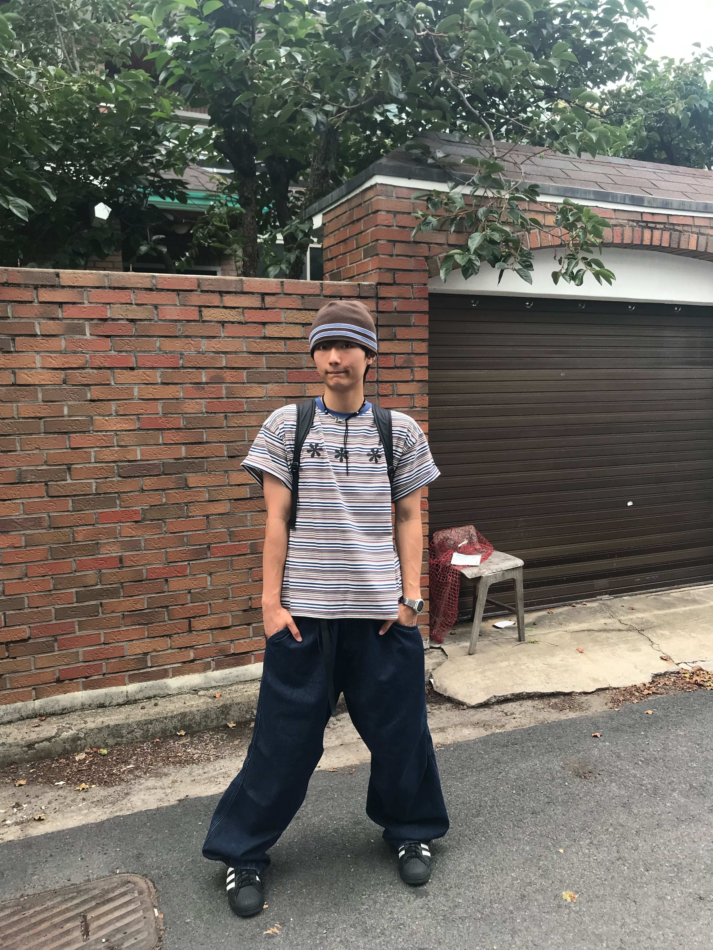 Montbell Pocketable Light Pack 13 Black, Adidas Superstar Core Black White 착용 스타일 - 7