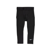 Nike Pro Dri-Fit 3/4 Fitness Tights Black White - Asia