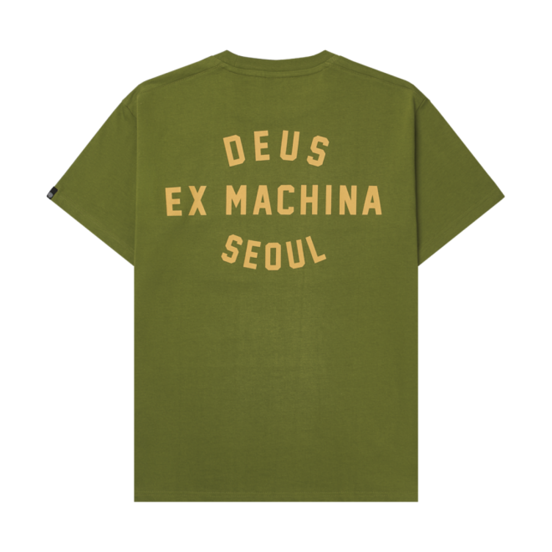 데우스 엑스 마키나 서울 컬리지 어드레스 티셔츠 카키