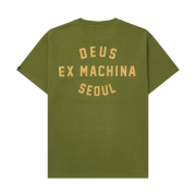 Deus Ex Machina Seoul College Address T-Shirt Khaki