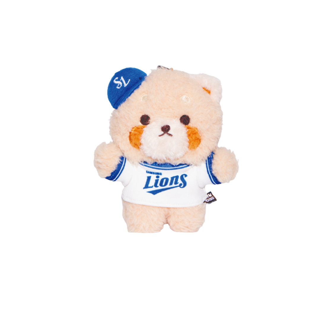 레시앤프렌즈 x 한국 프로야구 최강레시 인형 키링 삼성 라이온즈(Lessey & Friends x KBO The Strongest Lessey Toy Keyring Samsung Lions)