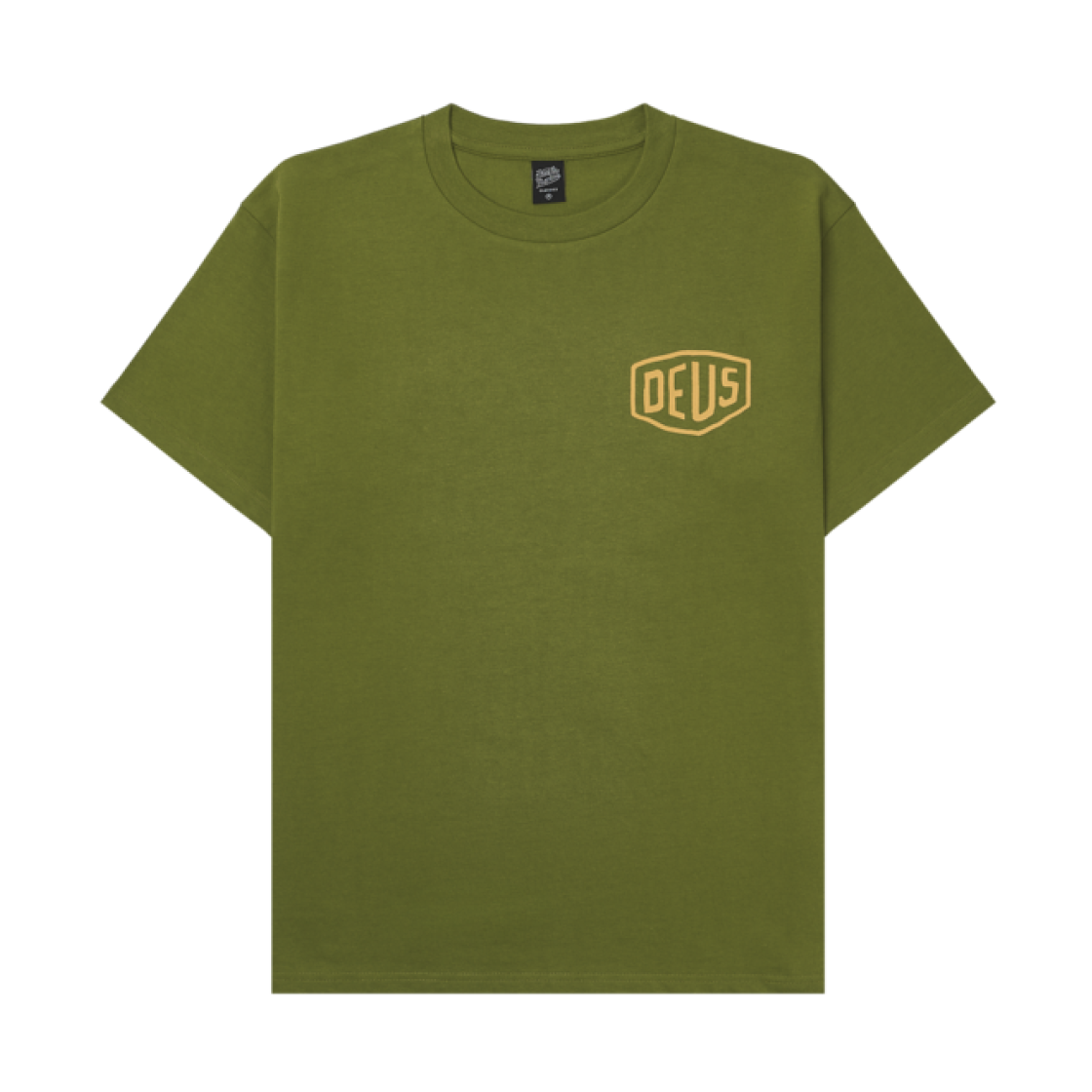 데우스 엑스 마키나 서울 컬리지 어드레스 티셔츠 카키(Deus Ex Machina Seoul College Address T-Shirt Khaki) - 2