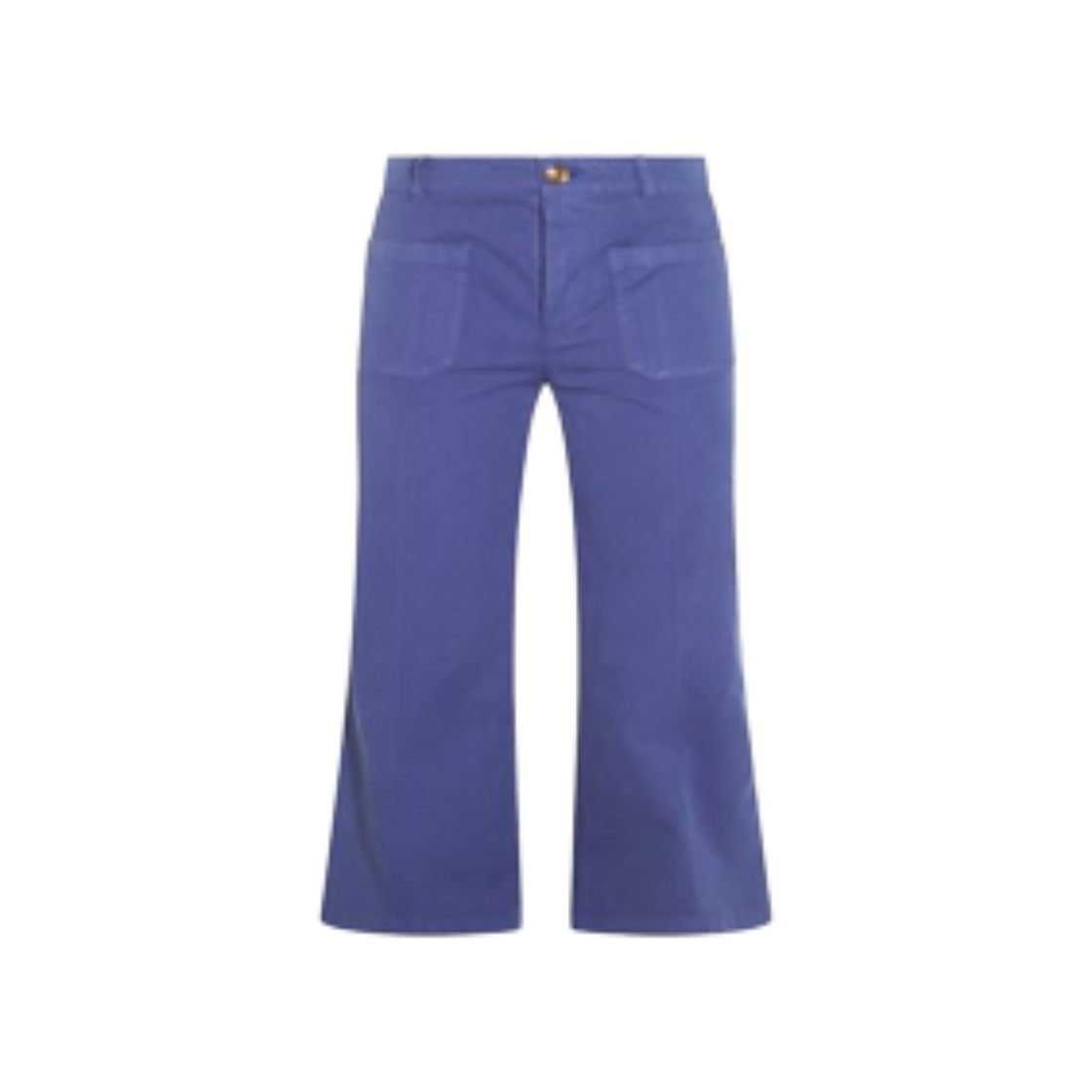 (W) 끌로에 코튼 크롭 팬츠 다크 블루((W) Chloe Cotton Cropped Pants Dark Blue)