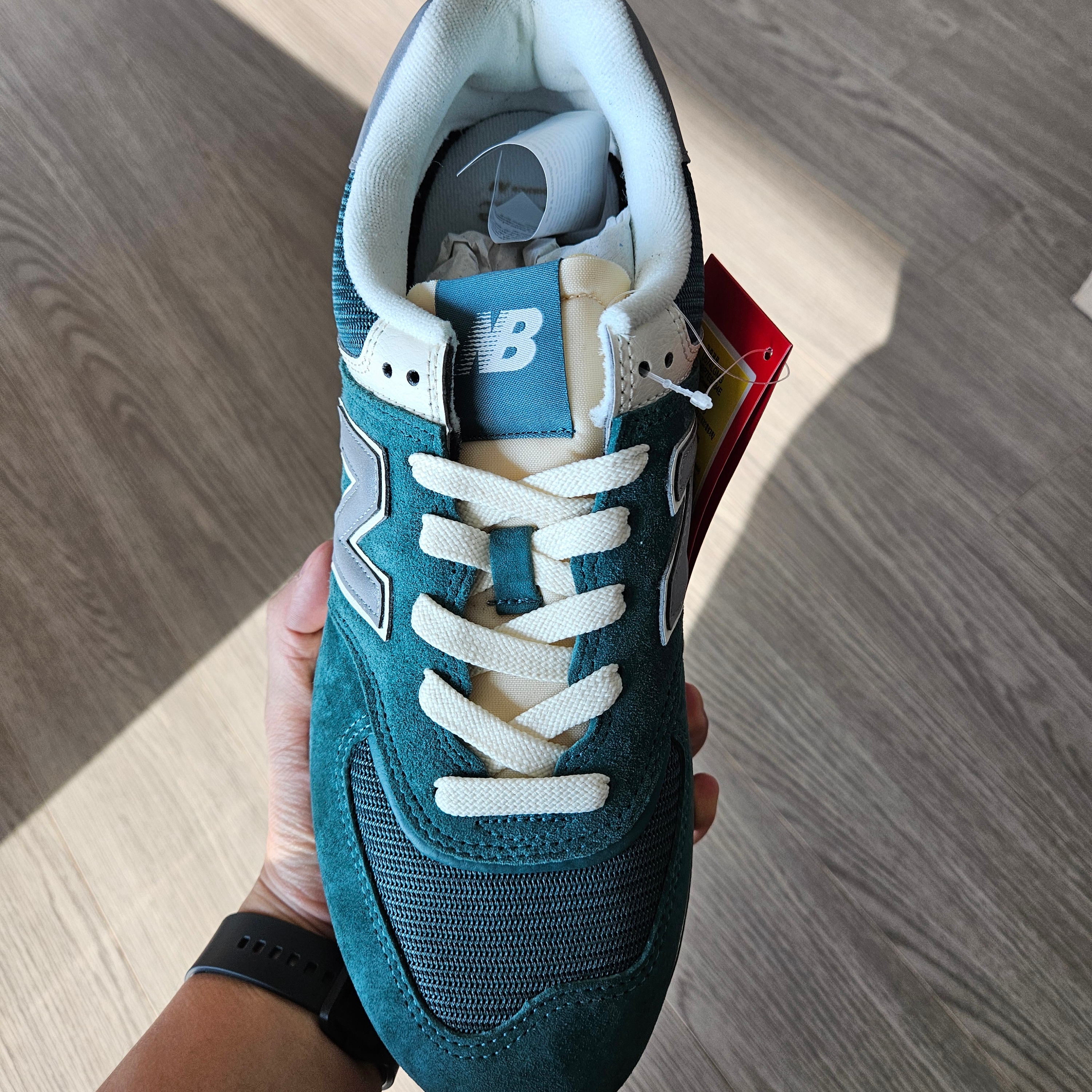 New Balance 574 Legacy Green Grey 착용 스타일