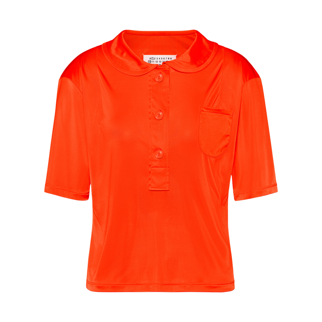 (W) 메종 마르지엘라 폴로 셔츠 파파야((W) Maison Margiela Polo Shirt Papaya)