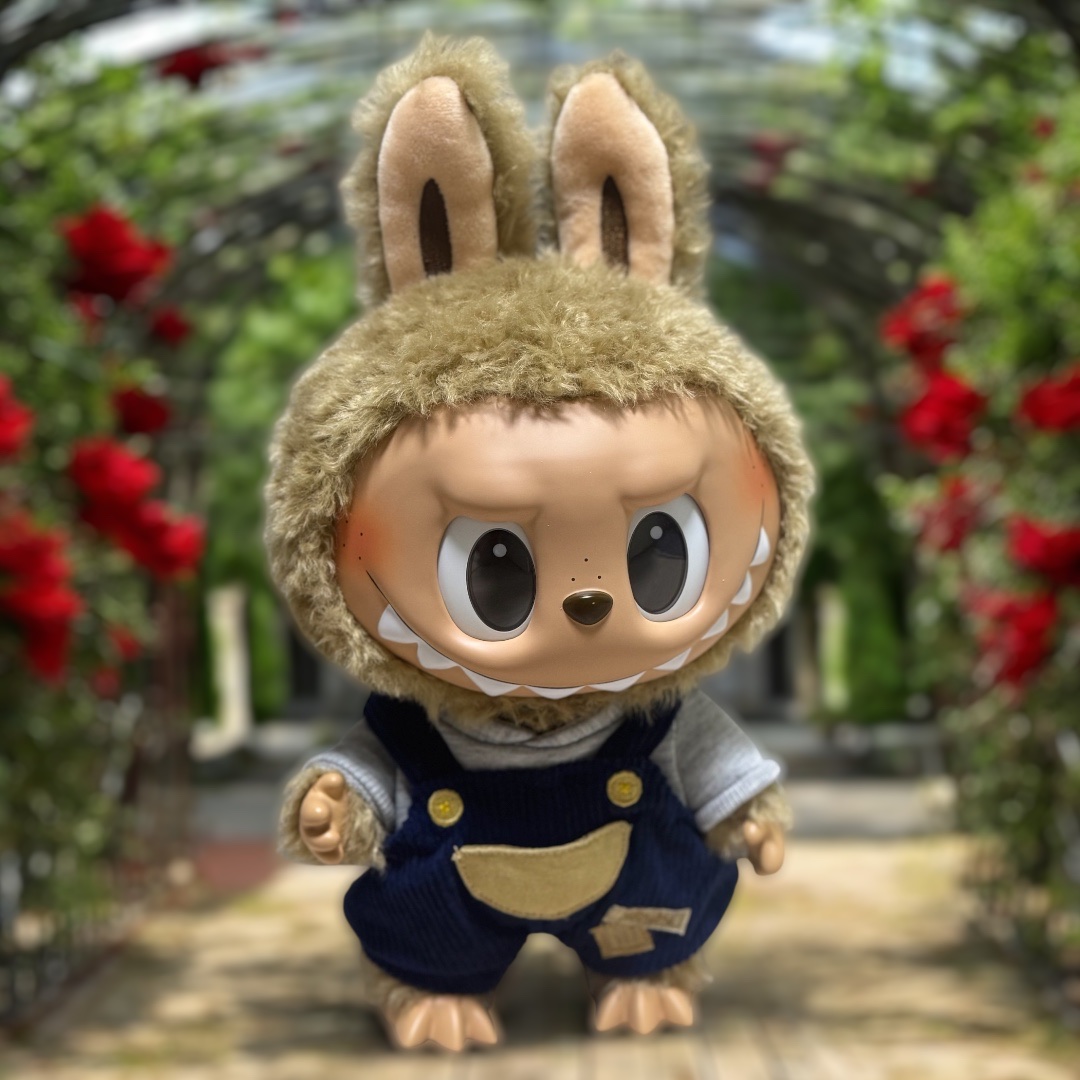 Pop Mart Labubu Time To Chill Vinyl Plush Doll 착용 스타일