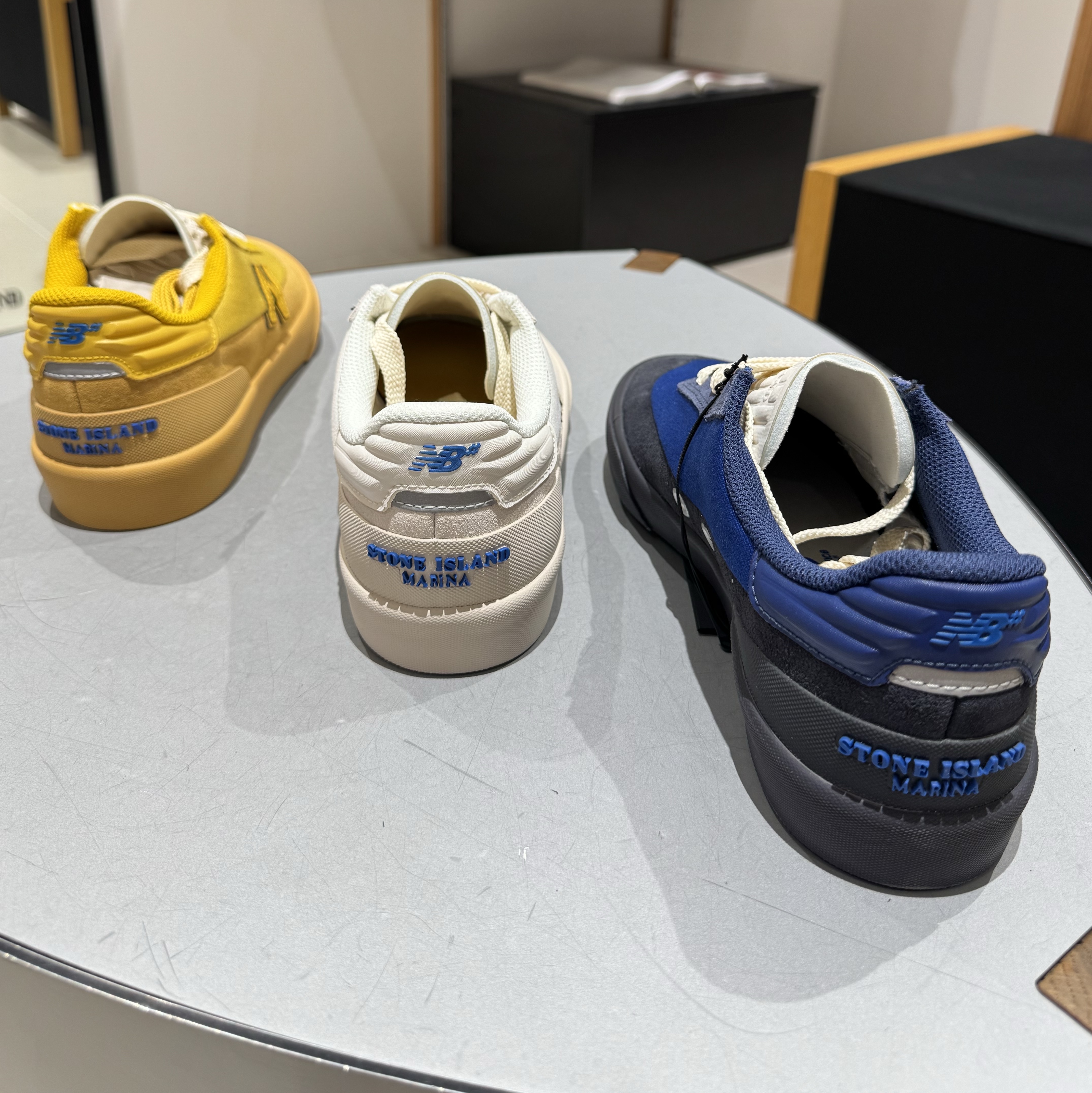 New Balance x Stone Island Numeric 272 Blue Black, New Balance x Stone Island Numeric 272 White Royal Blue 착용 스타일 - 8