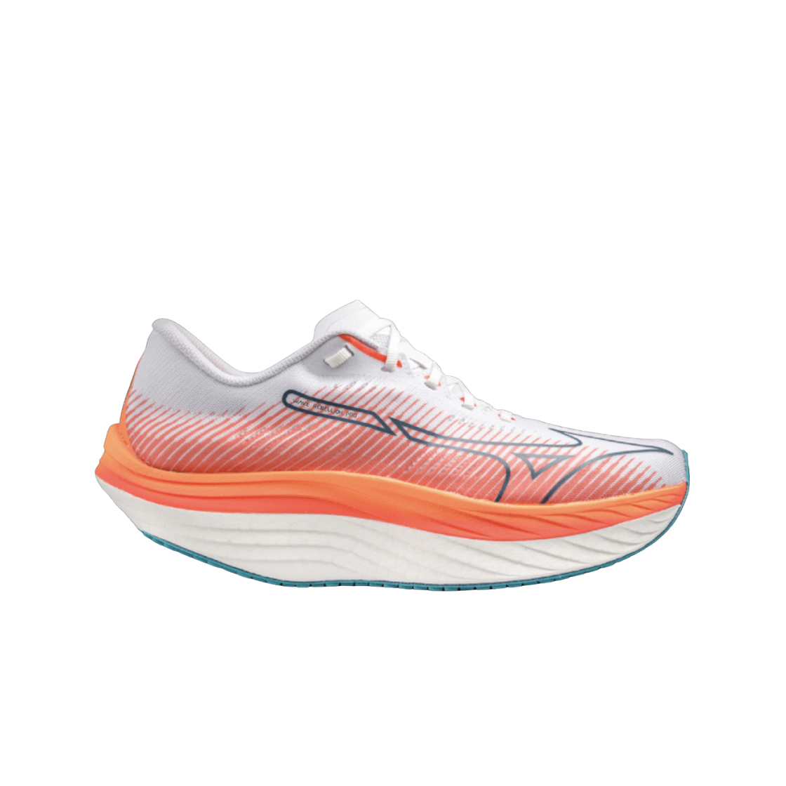 미즈노 웨이브 리벨리온 프로 화이트 오렌지(Mizuno Wave Rebellion Pro White Orange)