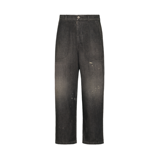 S50KA0693M30025961 Maison Margiela Distressed Jeans Black