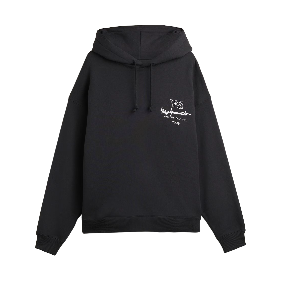 KB2604 Y-3 Graphic FT Hoddie Black