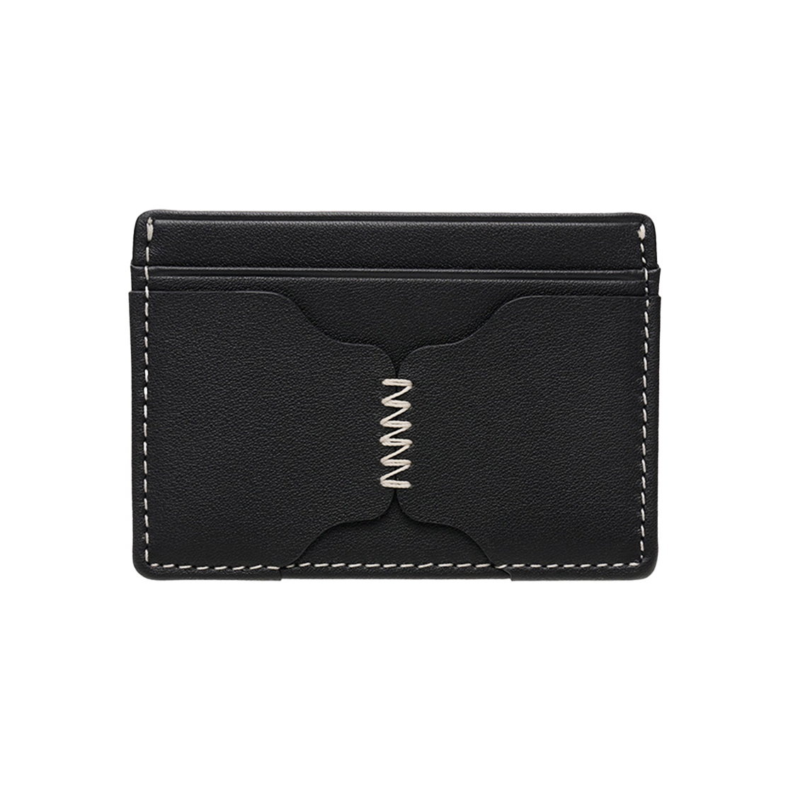 르마스크 론즈 스티치 소가죽 카드지갑 블랙(Le Masque Lones Stitch Cowhide Card Wallet Black)