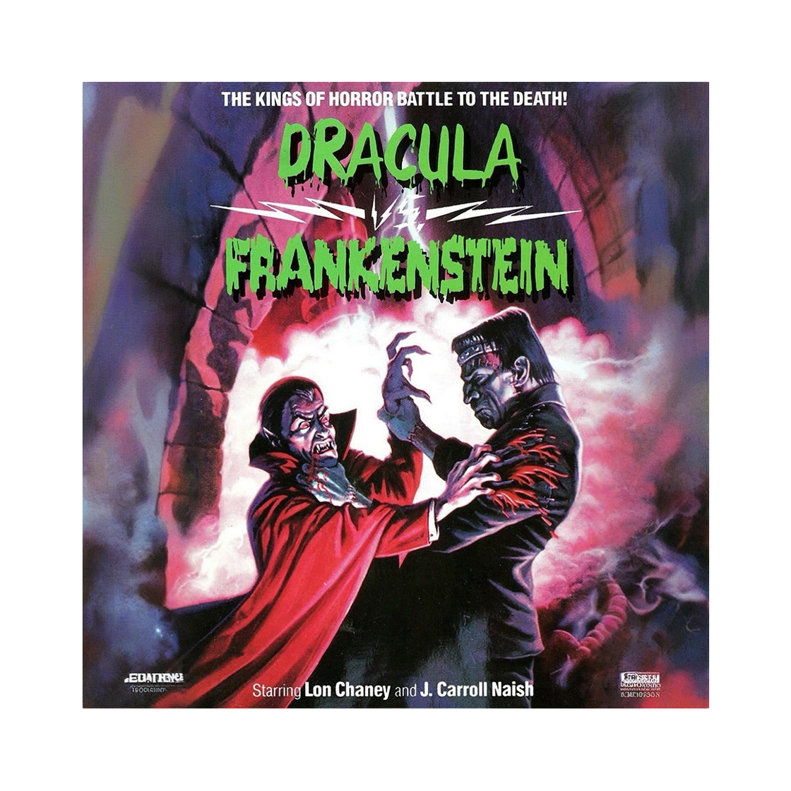 체리드라이버 드라큘라 vs 프랑켄슈타인, 1971 빈티지 호러 비디오(CHERRY DRIVER Dracula vs Frankenstein 1971 VHS)