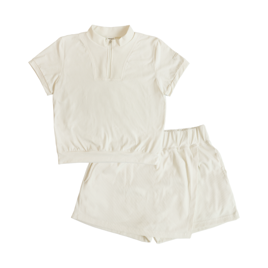 teea00iv ALLTAGLICH Eco Rally Tennis Set-up Ivory