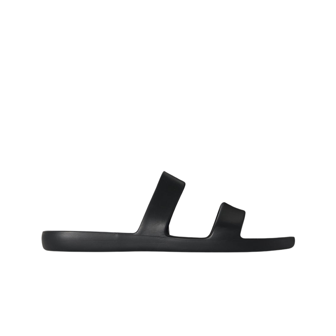 (W) 더 로우 폼 러버 샌들 블랙((W) The Row Foam Rubber Sandal Black)