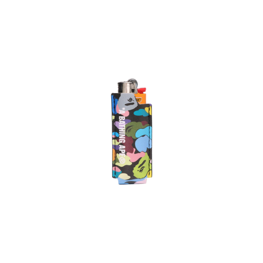 - BAPE Multi Camo Lighter Case Black