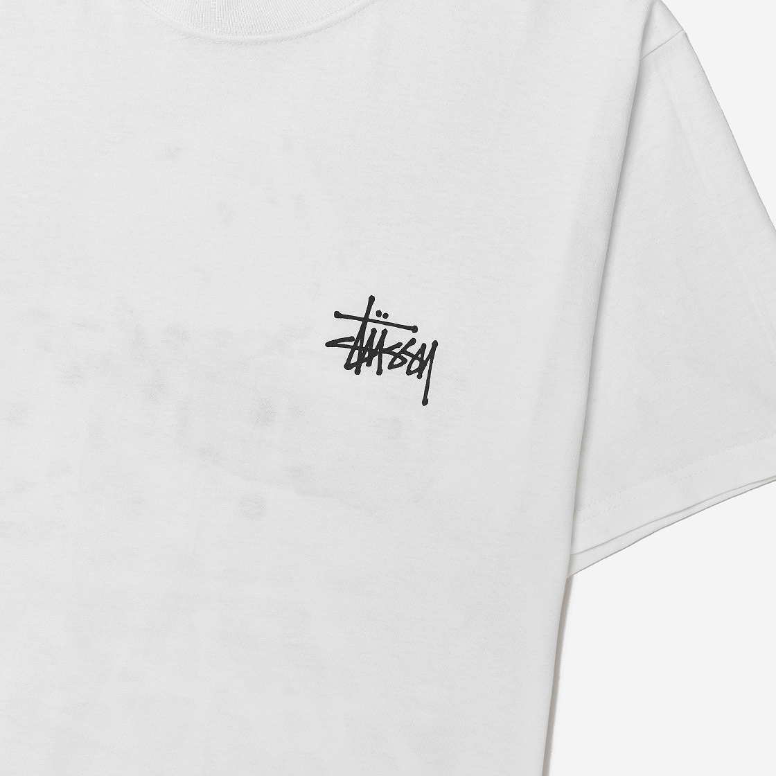 스투시 멜티드 티셔츠 화이트 (2개 번들)(Stussy Melted T-Shirt White (Bundle of 2)) - 5