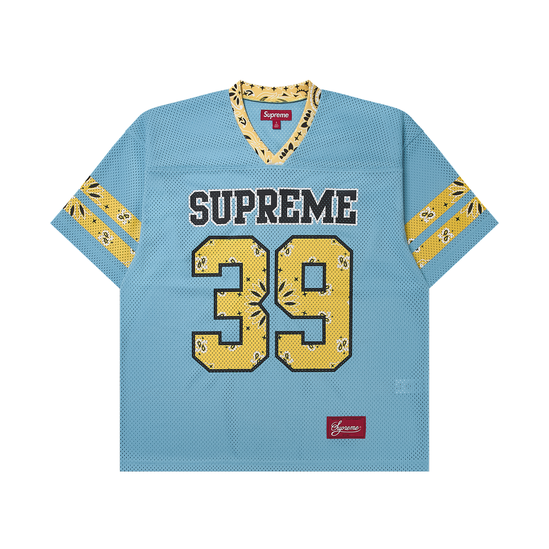 슈프림 반다나 풋볼 저지 블루 - 25SS(Supreme Bandana Football Jersey Blue - 25SS)