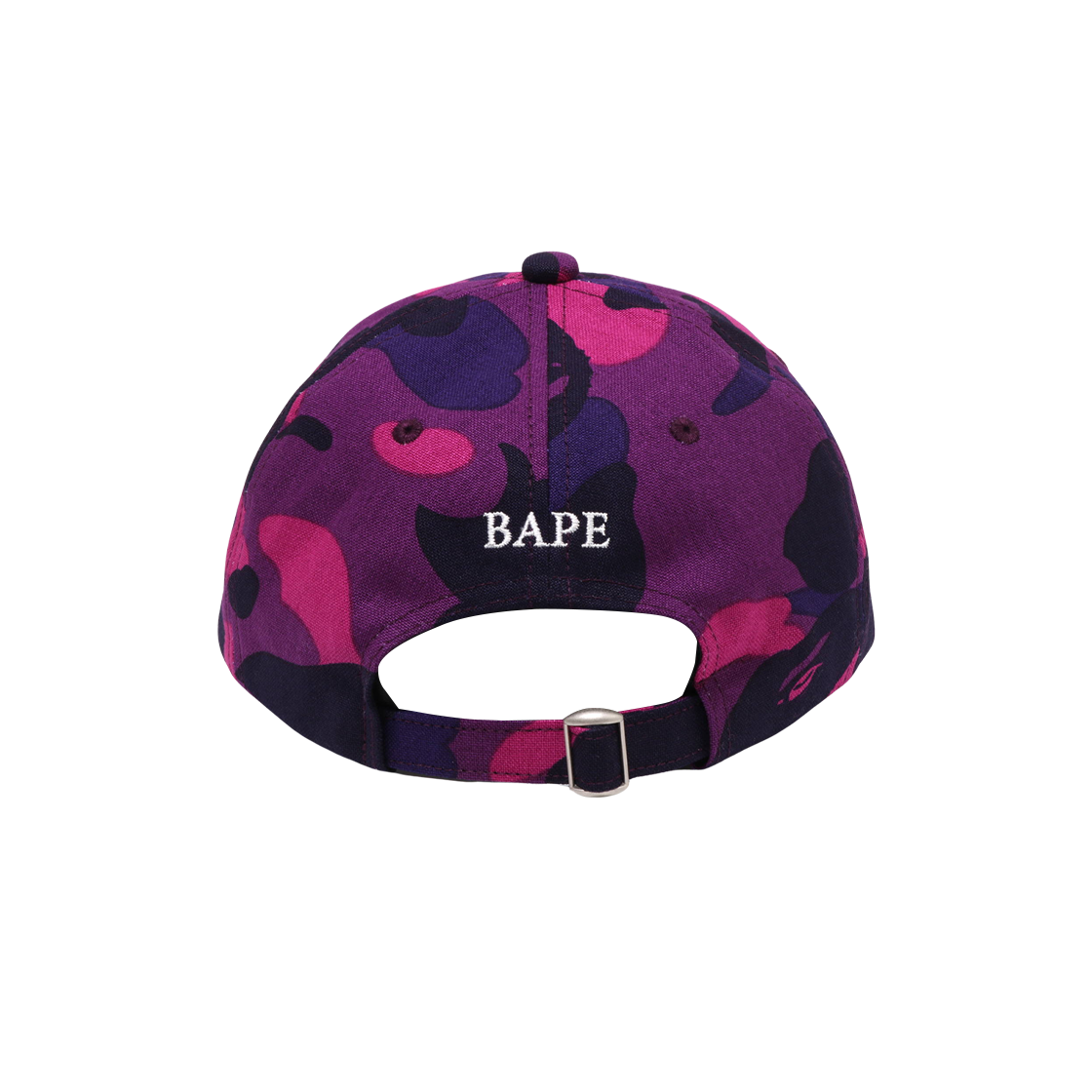 - BAPE Color Camo Ape Head One Point Panel Cap Purple - #2