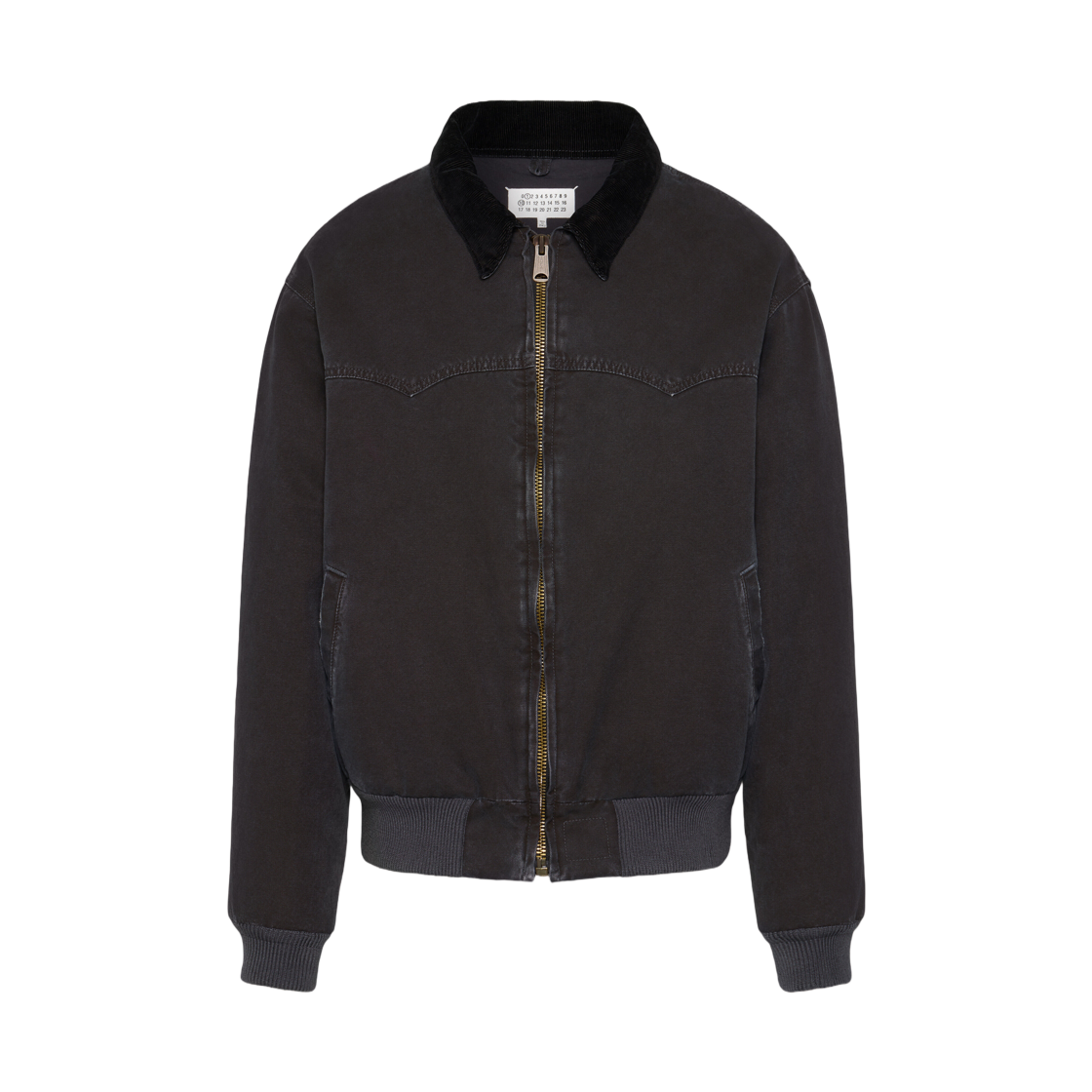 S50AM0640M35255861 Maison Margiela Yoke Caban Jacket Black