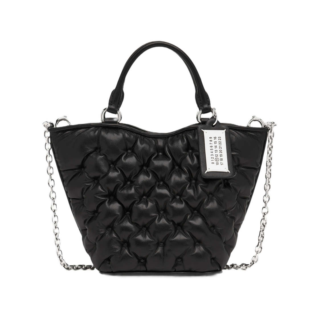 메종 마르지엘라 글램 슬램 자수 토트 미니 블루 우트르 메흐(Maison Margiela Glam Slam Embroidery Tote Mini Bleu Outre-Mer) - 1