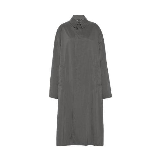 S51AH0184M35137854 (W) Maison Margiela Peached Trench Coat Dark Grey