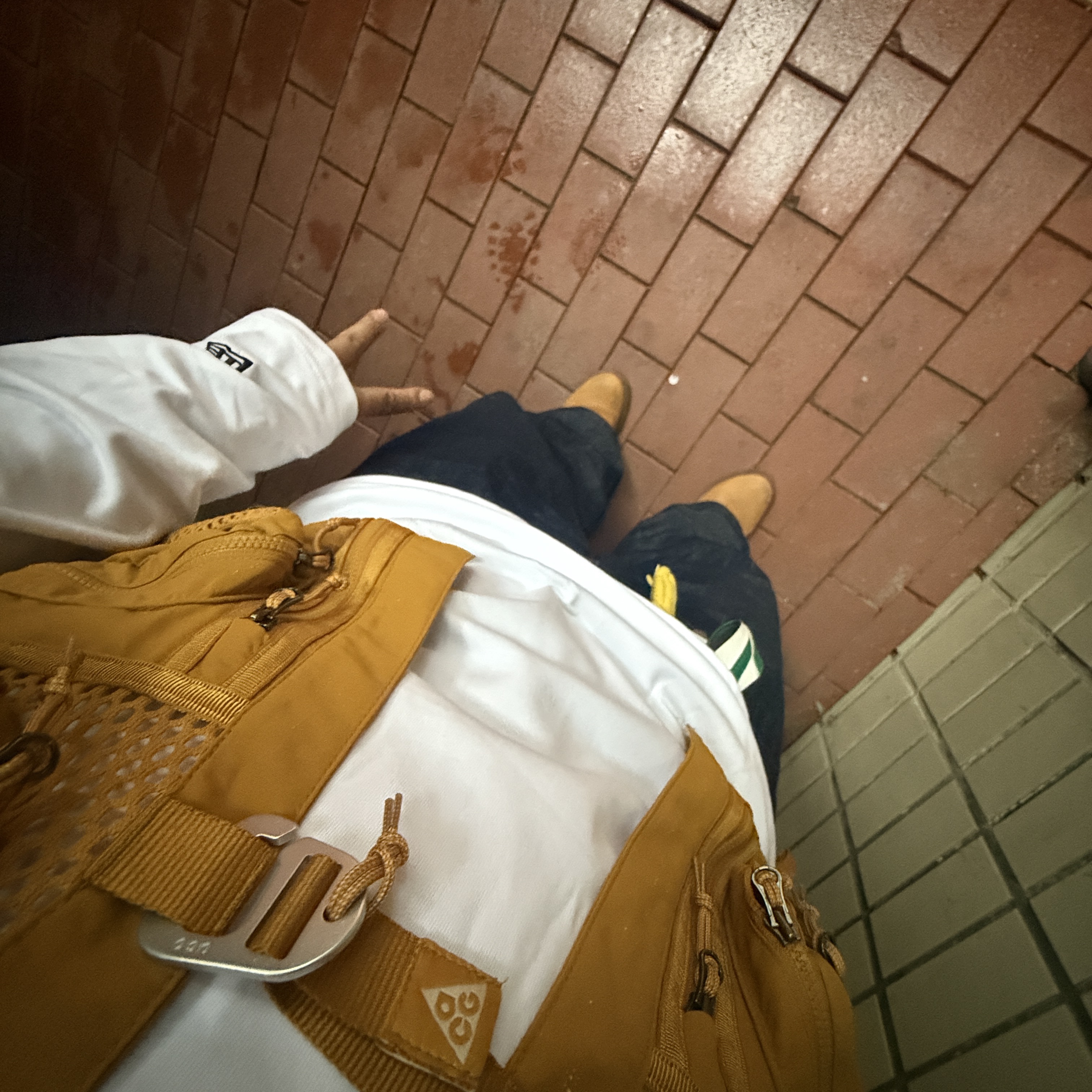 Nike ACG Buttles Vest Gold Suede - Asia 착용 스타일