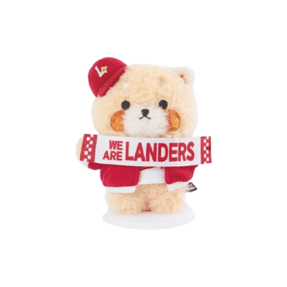 레시앤프렌즈 x 한국 프로야구 최강레시 승리요정 플러시 키링 SSG 랜더스(Lessey & Friends x KBO The Strongest Lessey Victory Fairy Plush Keyring SSG Landers)