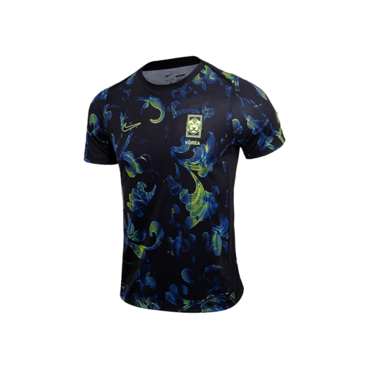 Nike Korea Academy Pro Dri-Fit Soccer Pre-Match Short Sleeve Top Black Volt - Asia