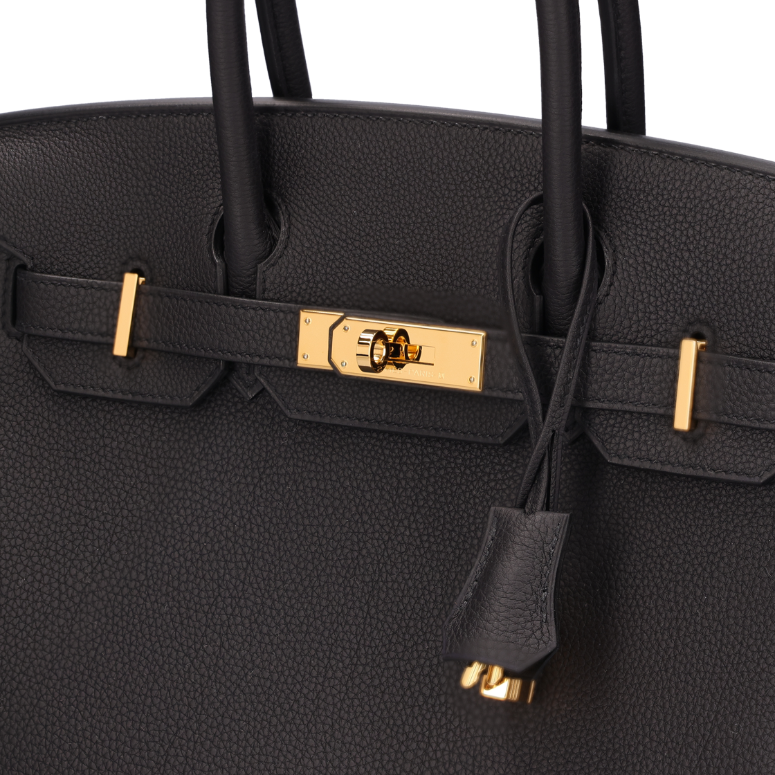 ITNV735LLFLJ [S등급] Hermes Vintage Birkin 30 Bag Togo Noir Gold Hardware W Stamp - #5