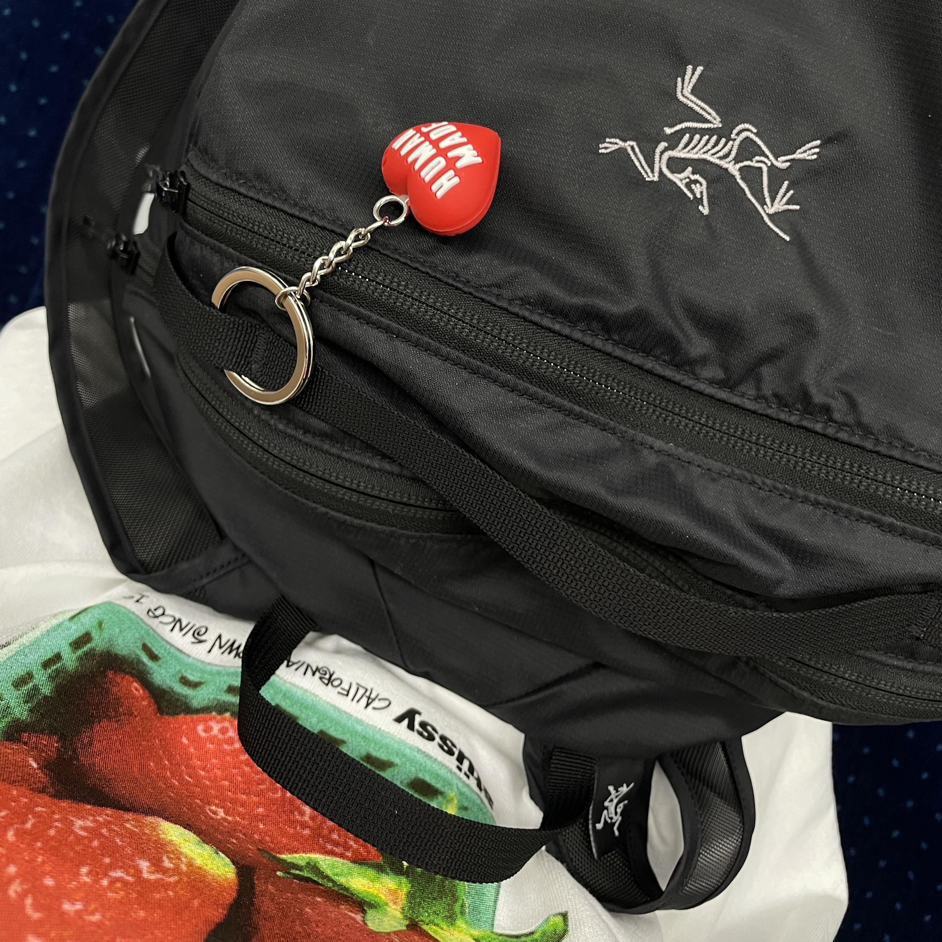 Human Made Heart Rubber Key Chain Red, Arc'teryx Heliad 15 Backpack Black 착용 스타일