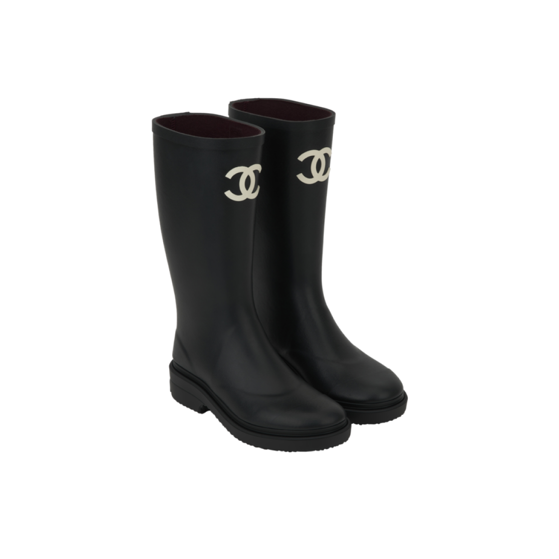 G38355-X56326-94305/G39620-X56326-94305 (W) Chanel Boots Caoutchouc & Black - #4