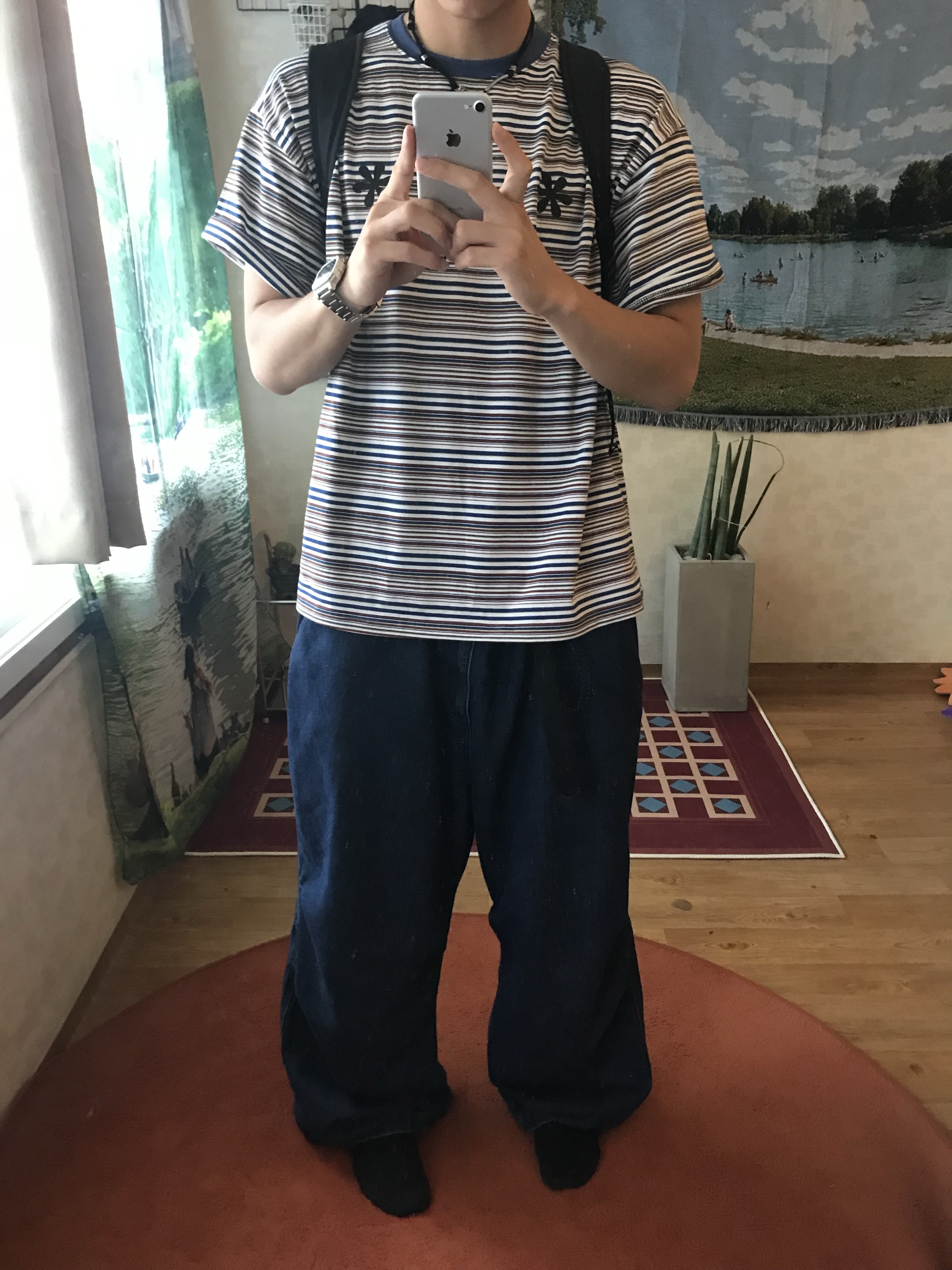 Montbell Pocketable Light Pack 13 Black, Adidas Superstar Core Black White 착용 스타일 - 3