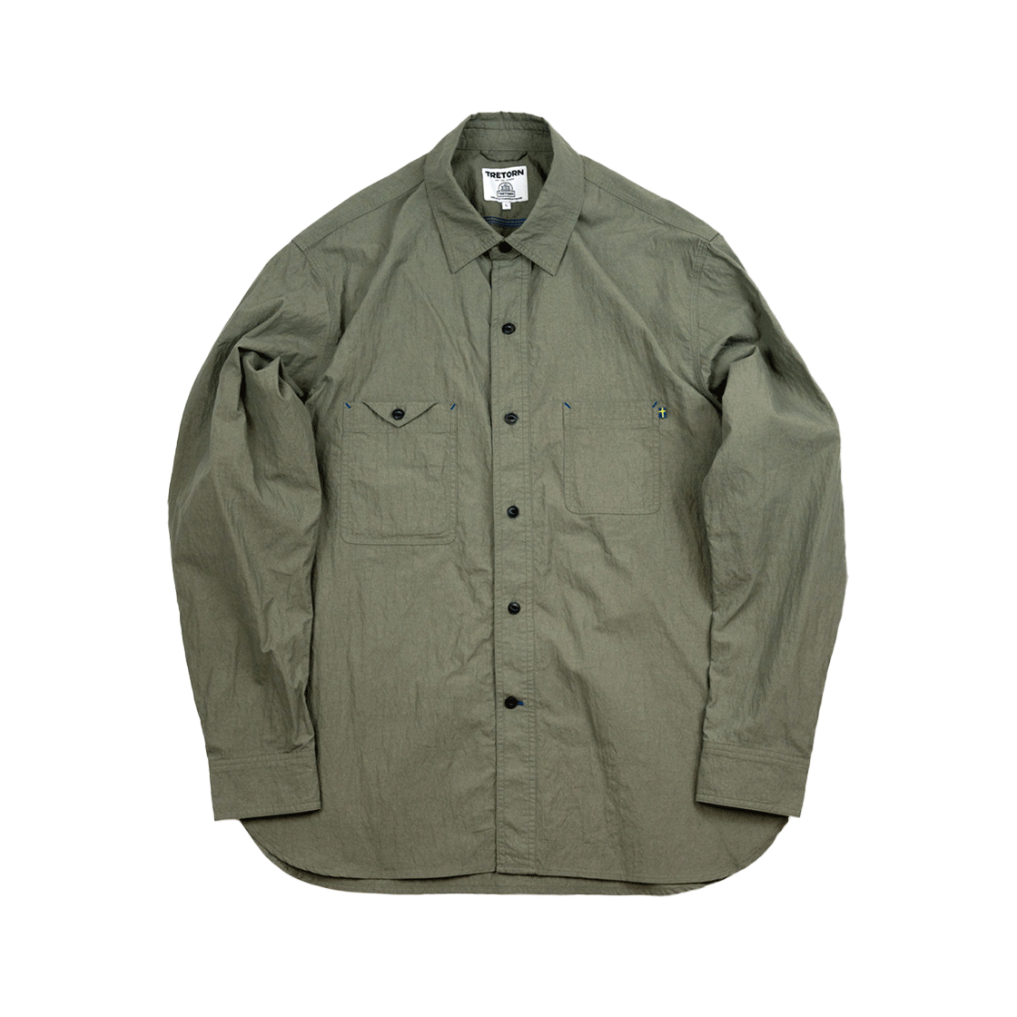 트레통 워크 셔츠 올리브