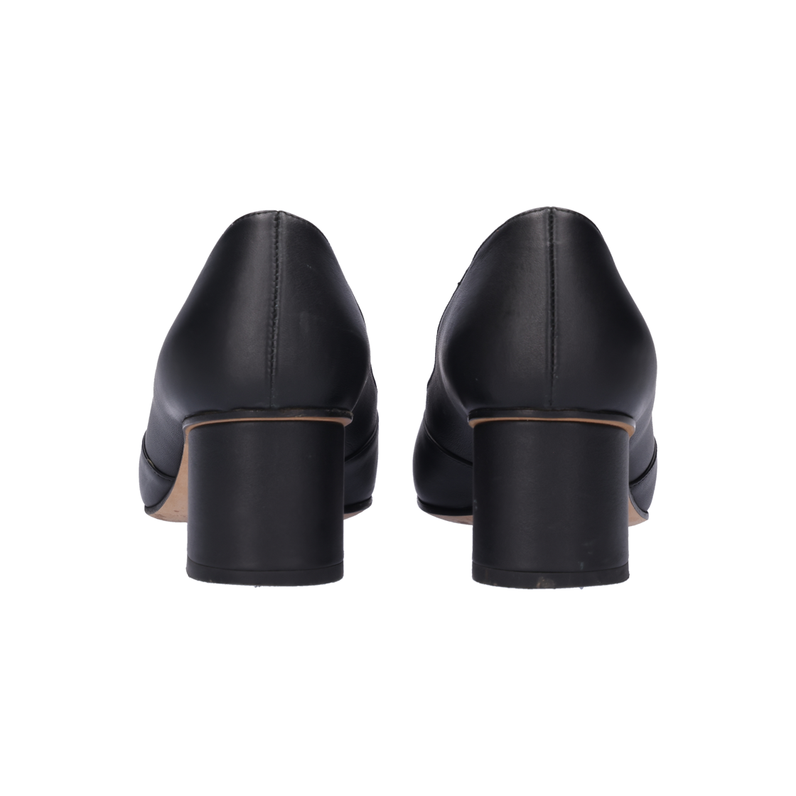 [B등급] 구찌 466701 홀스빗 미드힐 펌프스 블랙 37([B등급] GUCCI Vintage Horsebit Mid-Heel Pumps Black Size 37) - 3