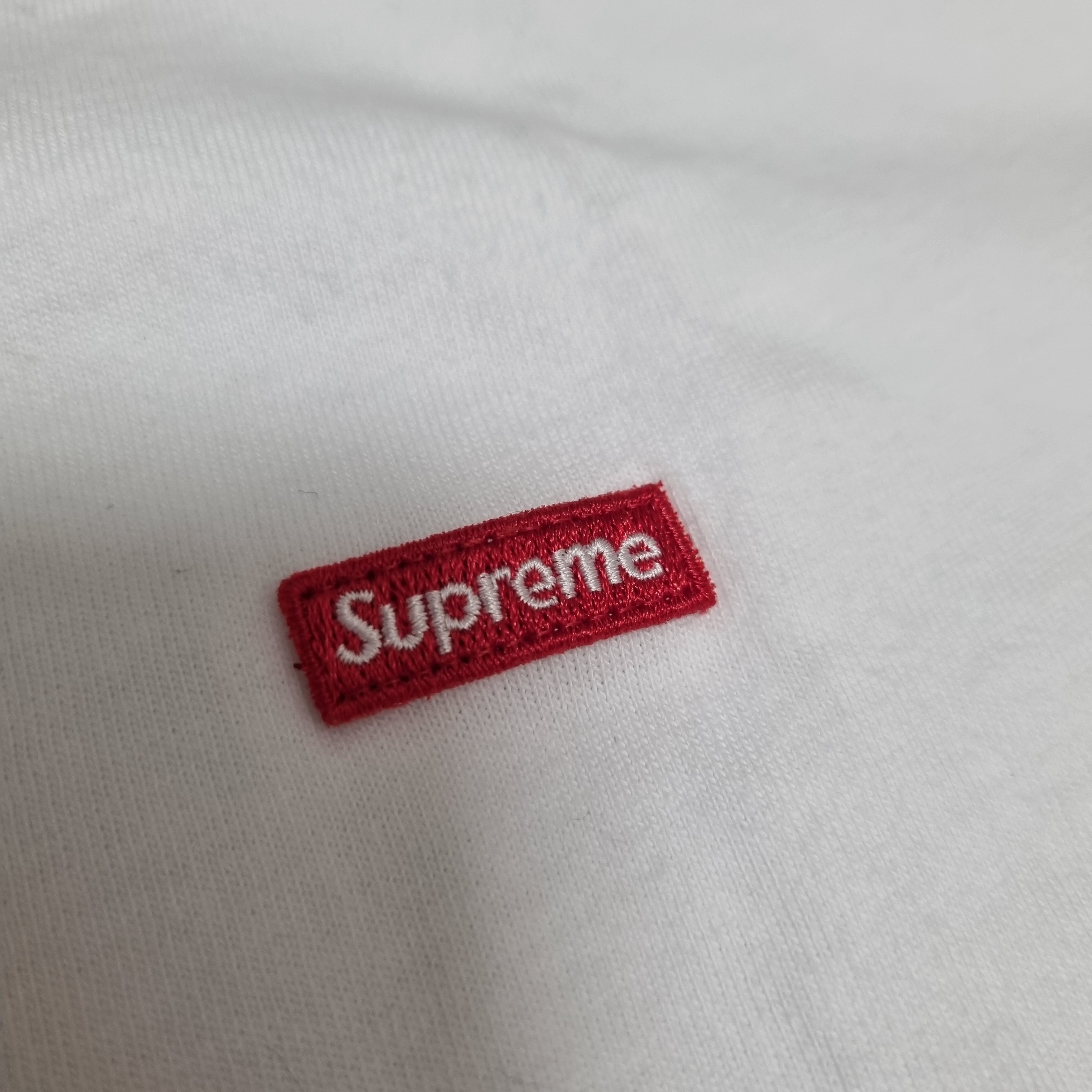 Supreme Small Box T-Shirt White - 25SS 착용 스타일 - 2