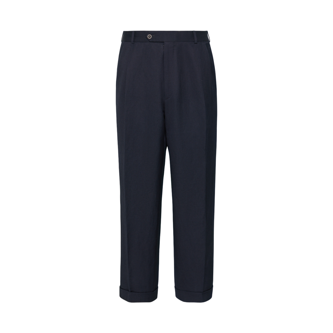 S50KA0669M35287511 Maison Margiela Turn-Up Trousers Blue