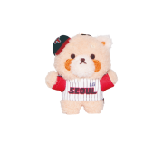 Lessey & Friends x KBO The Strongest Lessey Toy Keyring LG Twins