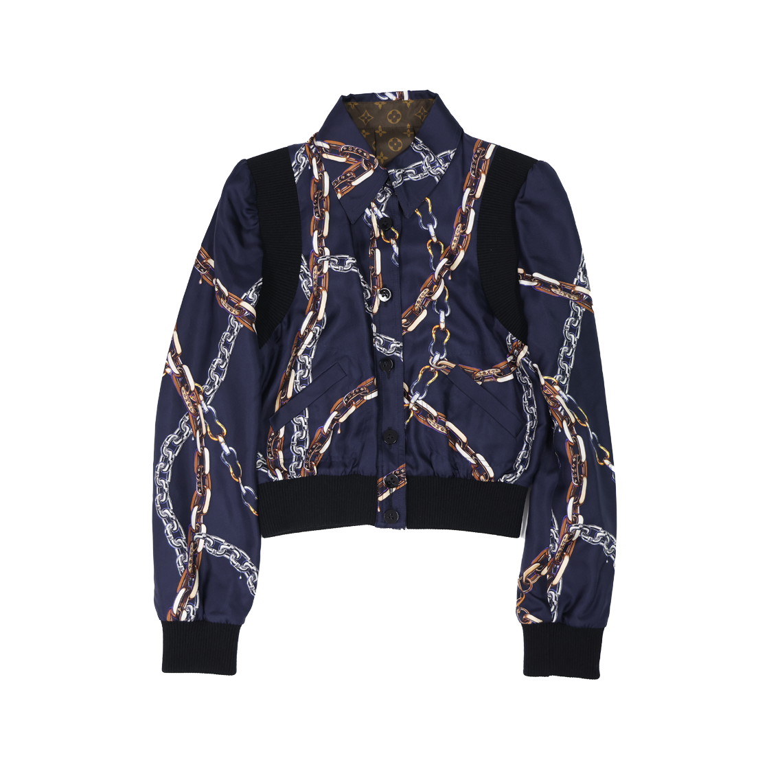 ITMSMNPIU7NA [S등급] LOUIS VUITTON Vintage Button-Up Reversible Bomber Jacket