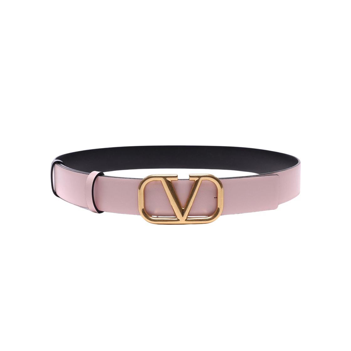 T0T15ZFRIL9 (W) Valentino Vlogo Signature Belt Pink Black