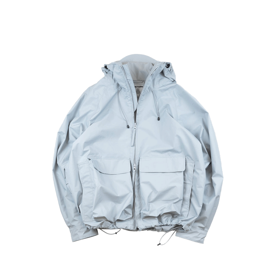 트레통 올데이 패커블 윈드브레이커 라이트 그레이