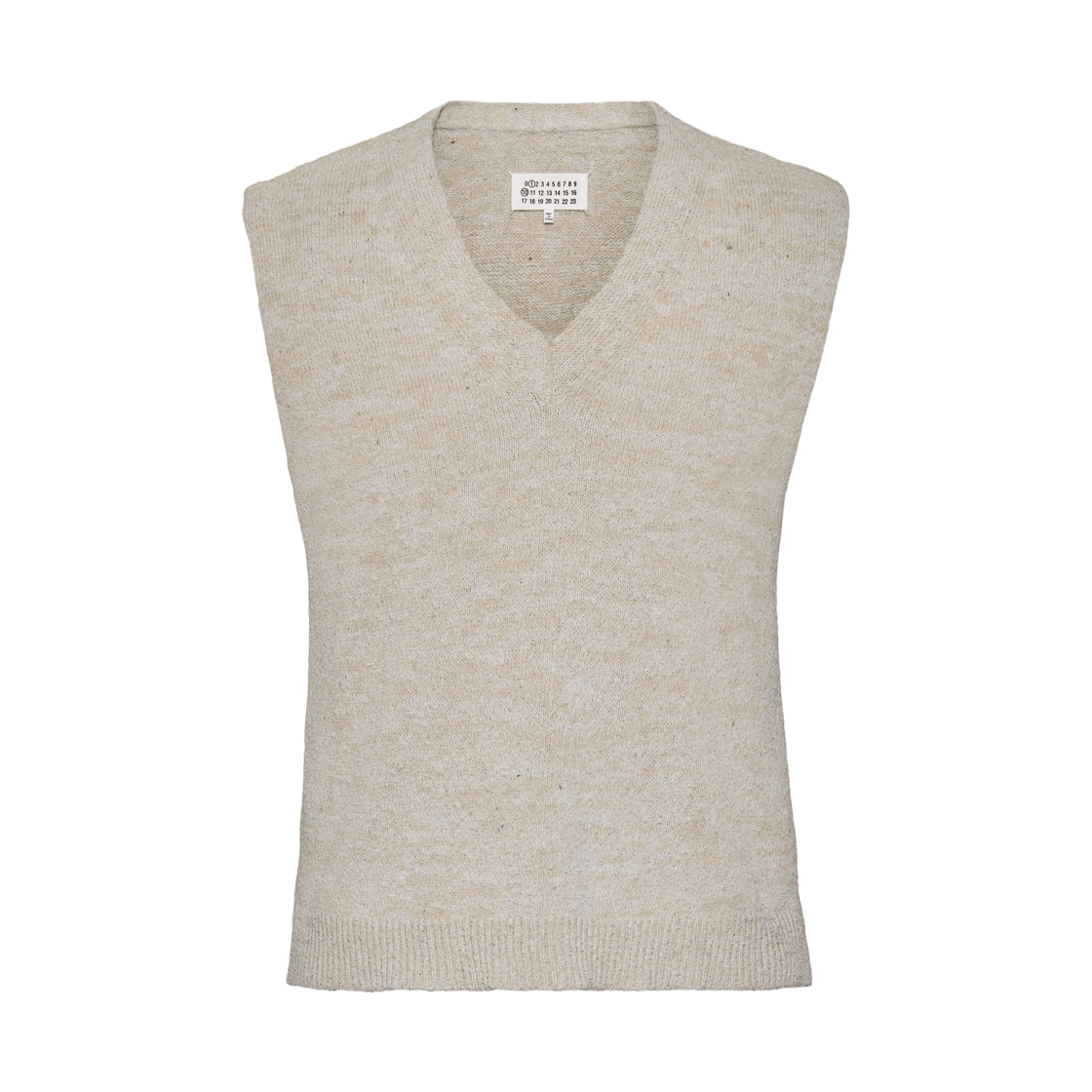 S50FB0115M13152003F Maison Margiela Knit Vest Ice Blue Beige