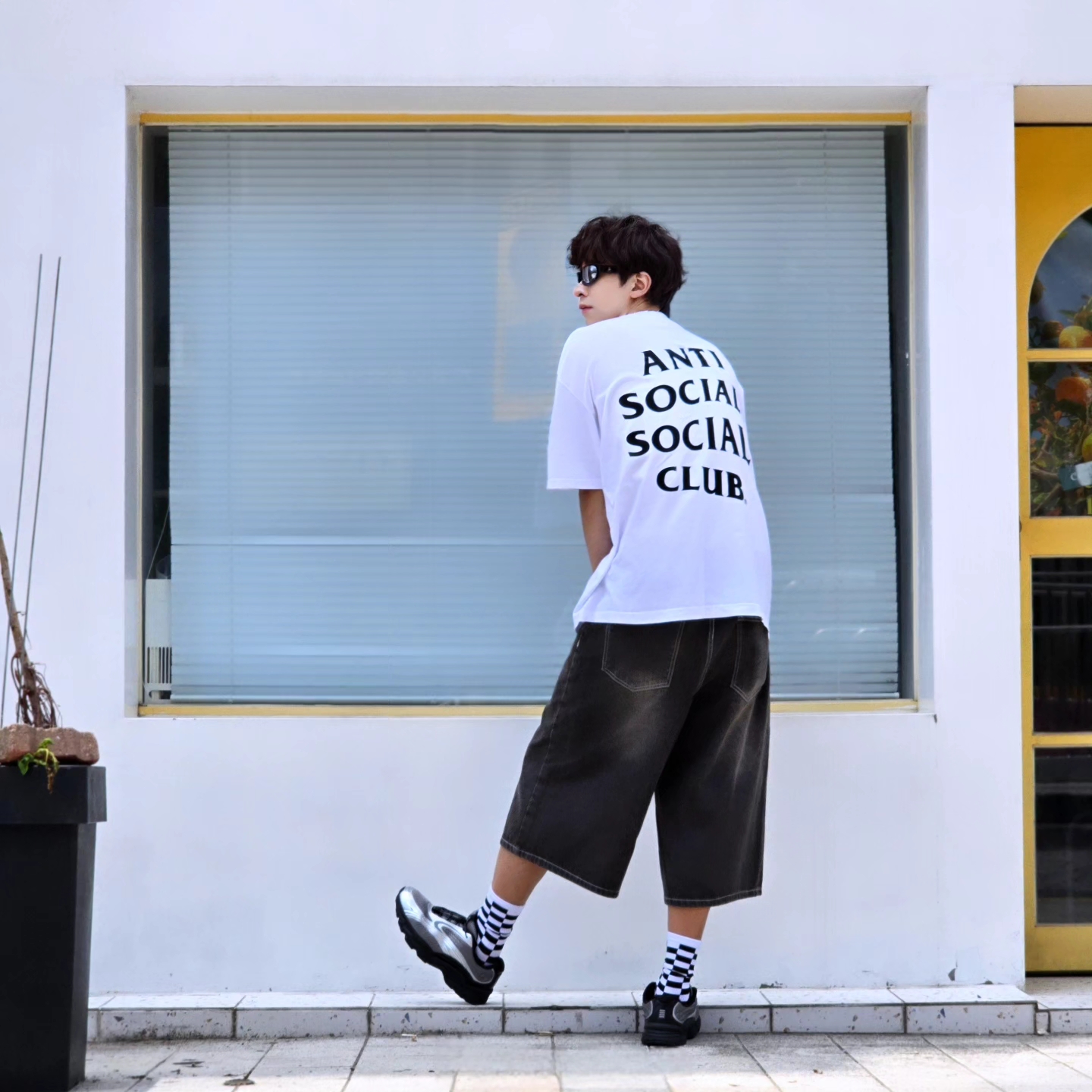 Anti Social Social Club Mind Games S/S Tee White, [6% 적립] FILA Pantera 99/25 Silver 착용 스타일 - 5
