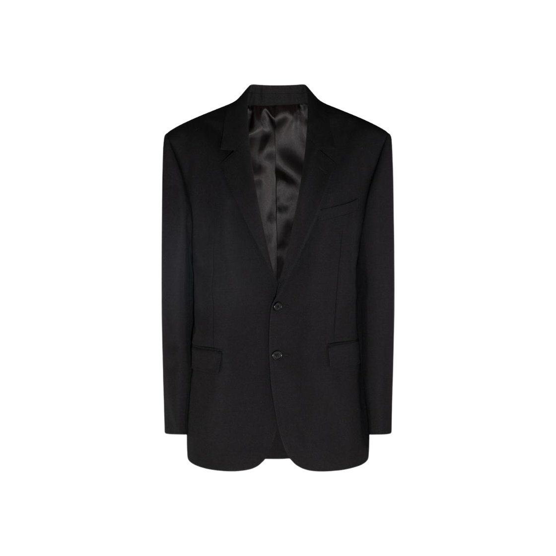 2V49F125M-38NO (W) Celine Wool Blend Blazer Black