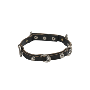 Vacant Archive Nana Stud Leather Choker Silver