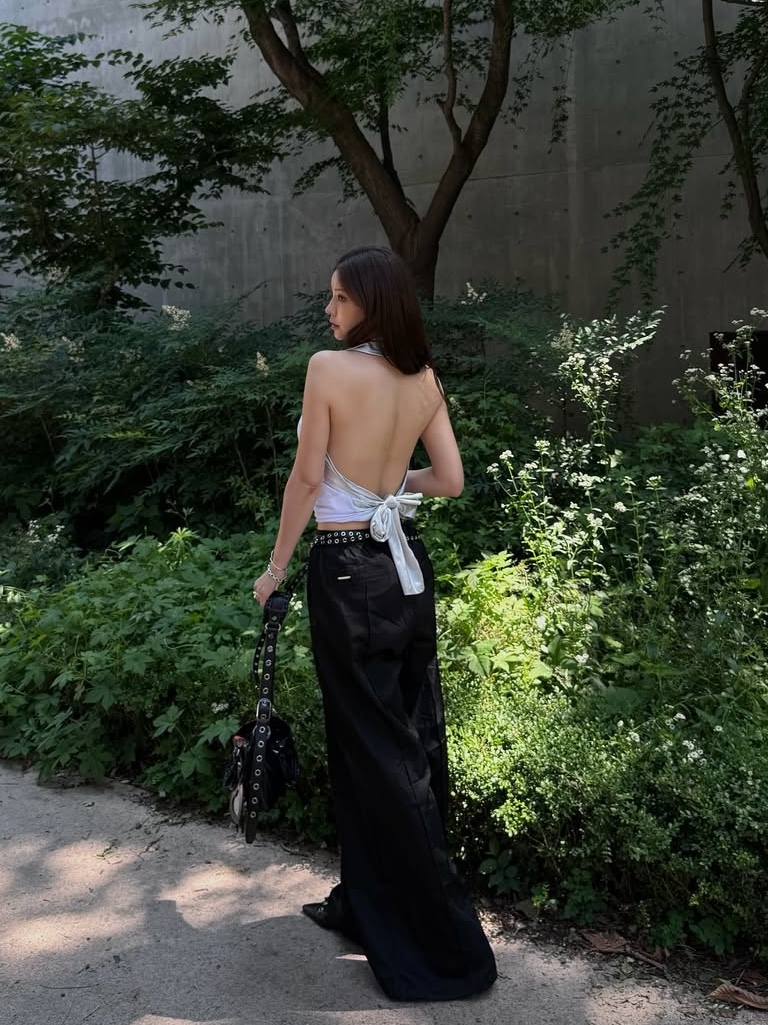 GRAILZ 13 Halter Sleeveless Silver 착용 스타일 - 2